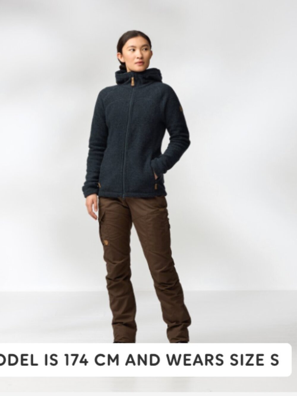 Fjallraven- Women's Navy Blue Kaitum Fleece - Fitted - Small